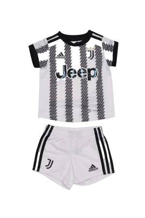 Juve Bebek Şortlu Forma - HB0430 Siyah/Beyaz Siyah/Beyaz