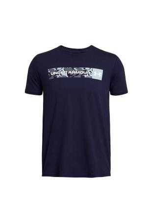Kamuflaj Desenli Erkek T-Shirt - 1376830 Lacivert - Under Armour