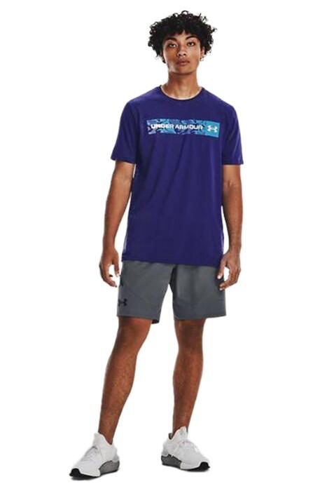Kamuflaj Desenli Erkek T-Shirt - 1376830 Mavi - 4