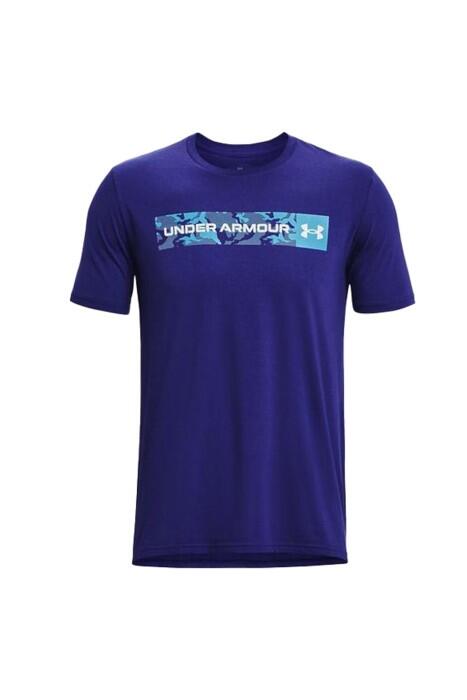 Kamuflaj Desenli Erkek T-Shirt - 1376830 Mavi - 5