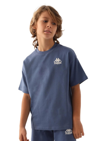 Kappa Erkek Çocuk T-Shirt - 331U4XW Mavi - Kappa
