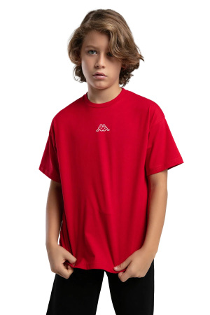 Kappa Erkek Çocuk T-Shirt - 37226GW Kırmızı - Kappa