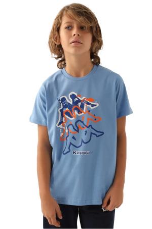 Kappa Erkek Çocuk T-Shirt - 381Y8DW İndigo - Kappa