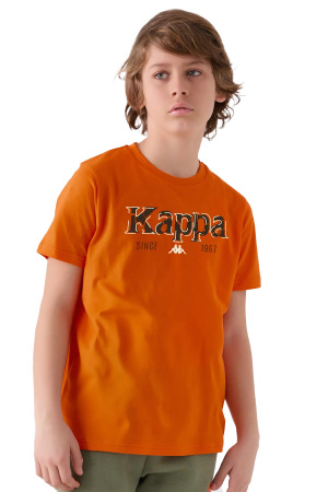 Kappa Erkek Çocuk T-Shirt - 382632W Turuncu - Kappa