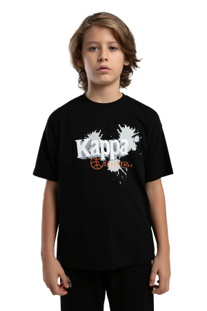 Kappa Erkek Çocuk T-Shirt - 38284IW Siyah - Kappa