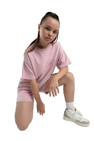 Kappa Kız Çocuk Şortlu Takım - 362413W Açık Pembe - Kappa