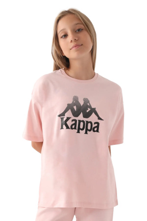 Kappa Kız Çocuk T-Shirt - 331T2RW Pudra - Kappa