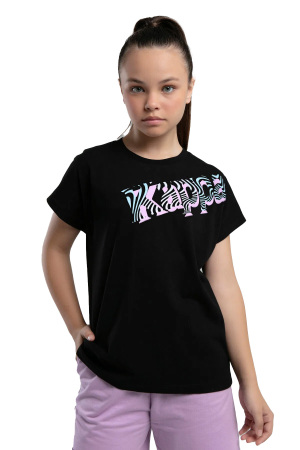 Kappa Kız Çocuk T-Shirt - 38284TW Siyah - 2