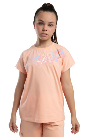 Kappa Kız Çocuk T-Shirt - 38284TW Somon - Kappa