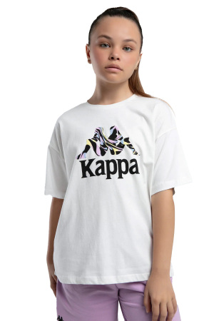 Kappa Kız Çocuk T-Shirt - 38284VW Beyaz - Kappa