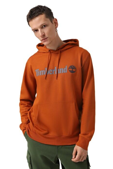 Kennebec River Linear Logo Hoodie Erkek SweatShirt - TB0A5UKK Turuncu - 1