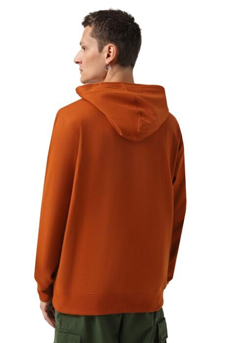 Kennebec River Linear Logo Hoodie Erkek SweatShirt - TB0A5UKK Turuncu - 2
