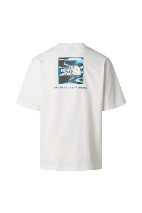 Liquid Box Nse Oversize Short Sleeve Erkek T-Shirt - NF0A8G9W Beyaz - 2