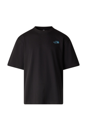 Liquid Box Nse Oversize Short Sleeve Erkek T-Shirt - NF0A8G9W Siyah - The North Face
