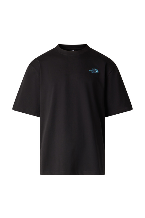 Liquid Box Nse Oversize Short Sleeve Erkek T-Shirt - NF0A8G9W Siyah - 1