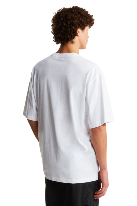 Liquid Logo Oversize Short Sleeve Erkek T-Shirt - NF0A8G9U Beyaz - 4