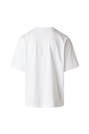 Liquid Logo Oversize Short Sleeve Erkek T-Shirt - NF0A8G9U Beyaz - 6