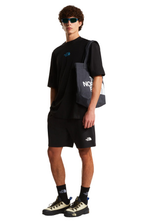 Liquid Logo Oversize Short Sleeve Erkek T-Shirt - NF0A8G9U Siyah - 2