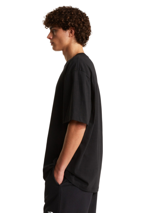 Liquid Logo Oversize Short Sleeve Erkek T-Shirt - NF0A8G9U Siyah - 3