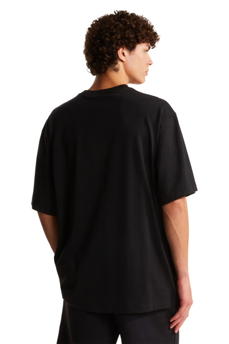 Liquid Logo Oversize Short Sleeve Erkek T-Shirt - NF0A8G9U Siyah - 4