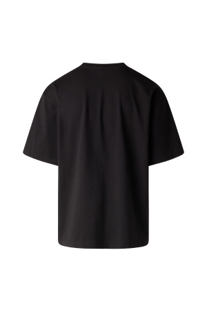 Liquid Logo Oversize Short Sleeve Erkek T-Shirt - NF0A8G9U Siyah - 6