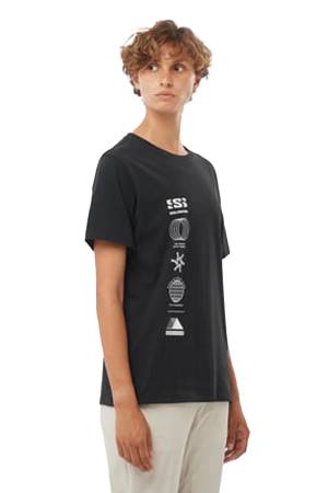 Logo Combo Ss Kadın T-Shirt - LC2233100 Siyah - Salomon