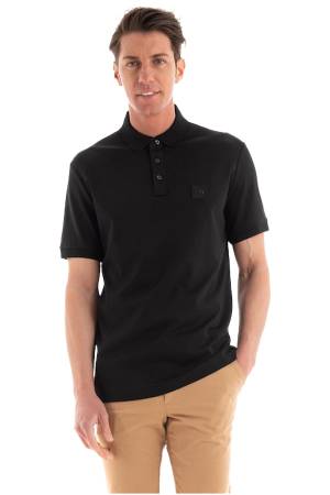 Logo Detaylı Erkek Polo T-Shirt - 50486953 Siyah - Boss