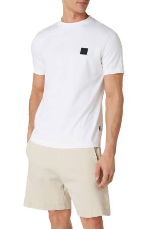 Logo Detaylı Erkek T-Shirt - 50485158 Beyaz - Boss