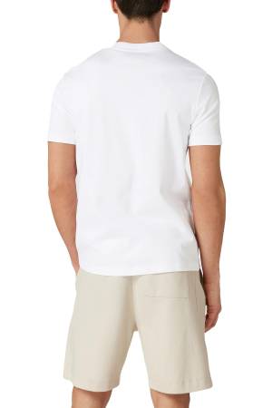 Logo Detaylı Erkek T-Shirt - 50485158 Beyaz - 4