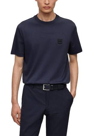 Logo Detaylı Erkek T-Shirt - 50485158 Lacivert - Boss