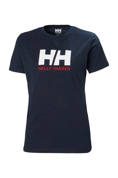 Logo Kadın T-Shirt - 34112 Lacivert - 1