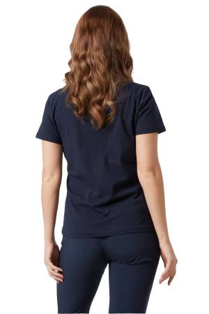 Logo Kadın T-Shirt - 34112 Lacivert - 2