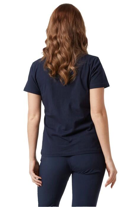 Logo Kadın T-Shirt - 34112 Lacivert - 2