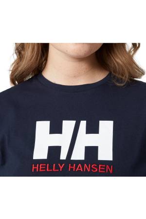 Logo Kadın T-Shirt - 34112 Lacivert - 5