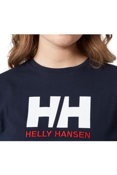Logo Kadın T-Shirt - 34112 Lacivert - 5