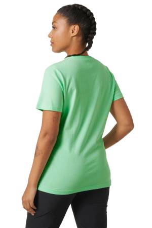 Logo Kadın T-Shirt - 34112 Mint Yeşili - 2