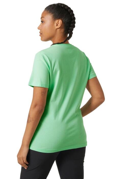 Logo Kadın T-Shirt - 34112 Mint Yeşili - 2