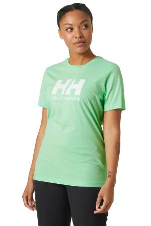 Logo Kadın T-Shirt - 34112 Mint Yeşili - 3
