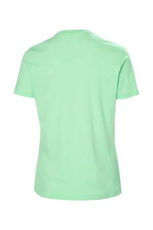 Logo Kadın T-Shirt - 34112 Mint Yeşili - 4