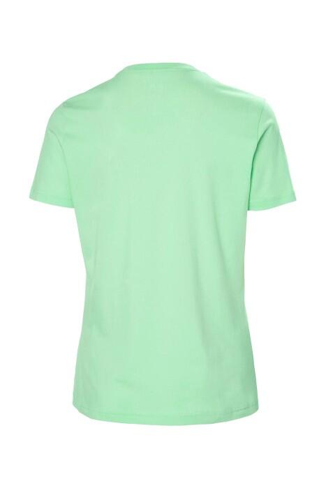 Logo Kadın T-Shirt - 34112 Mint Yeşili - 4