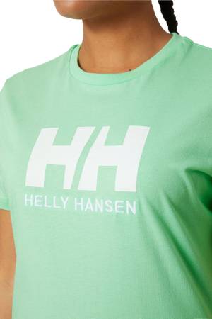 Logo Kadın T-Shirt - 34112 Mint Yeşili - 6