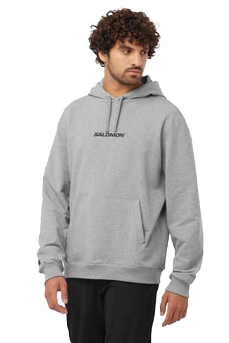 Logo Pull Over Erkek Kapüşonlu SweatShirt - LC2219900 Gri - 1