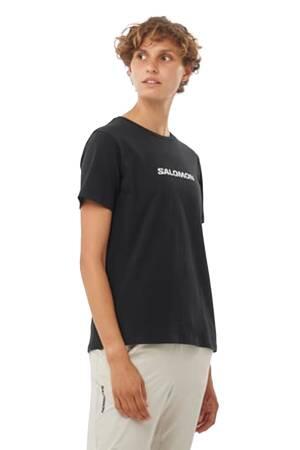 Logo Ss Tee Kadın T-Shirt - LC2217700 Siyah - Salomon