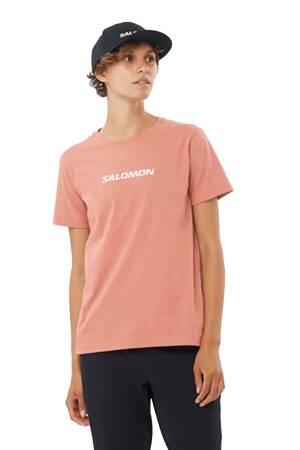 Logo Ss Tee Kadın T-Shirt - LC2217800 Pembe - Salomon