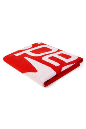 Logo Towel Au Unisex Plaj Havlusu - 8-00413517017 Beyaz - Speedo