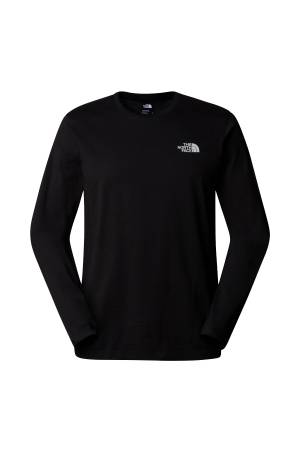 L/S Sımple Dome Tee Erkek Uzun Kol T-Shirt - NF0A87QN Siyah - 1