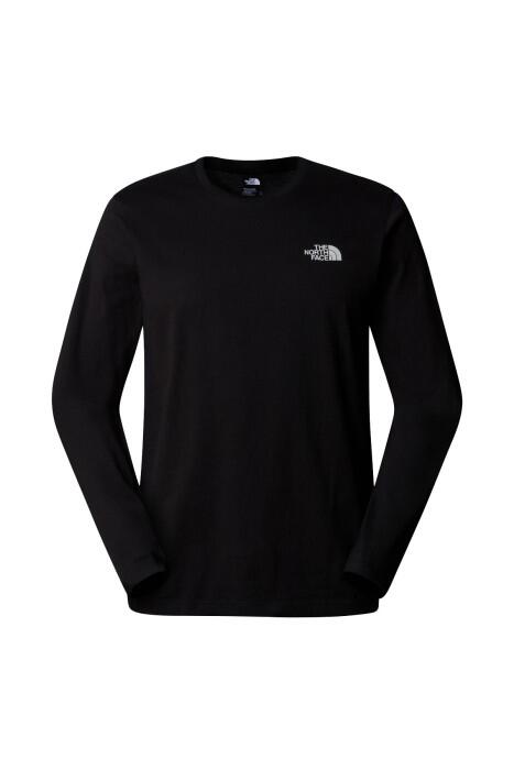 L/S Sımple Dome Tee Erkek Uzun Kol T-Shirt - NF0A87QN Siyah - 1