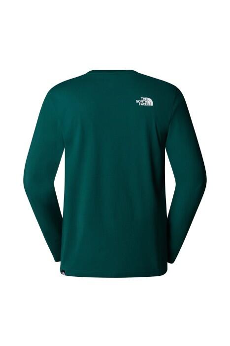 L/S Sımple Dome Tee Erkek Uzun Kol T-Shirt - NF0A87QN Yeşil - 2