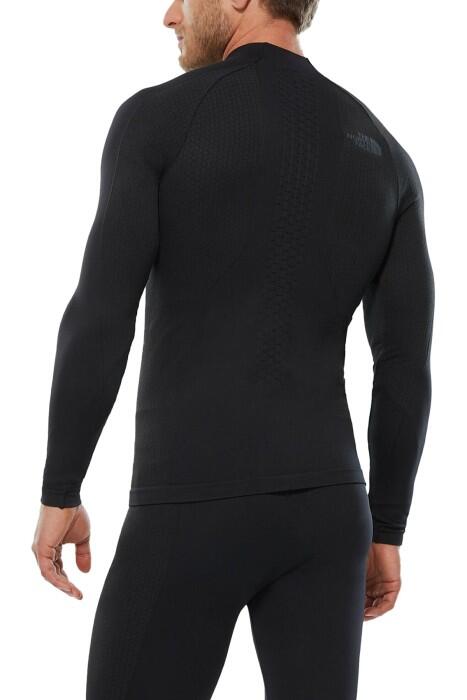 L/S Zıp Erkek Uzun Kollu Spor T-Shirt - NF0A3Y27 Siyah - 3