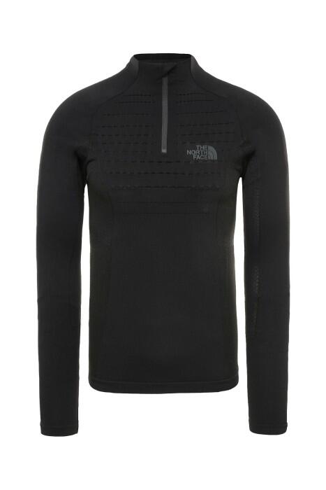 L/S Zıp Erkek Uzun Kollu Spor T-Shirt - NF0A3Y27 Siyah - 5